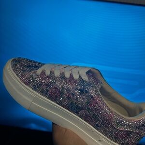 Pink Glittery Galaxy Sneaker